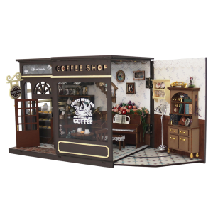 Dollhouse-Retro Coffee Shop